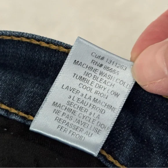 Free People Jeans Straight Leg Dark Wash 61855-16515125 Size 28 - Picture 5 of 14